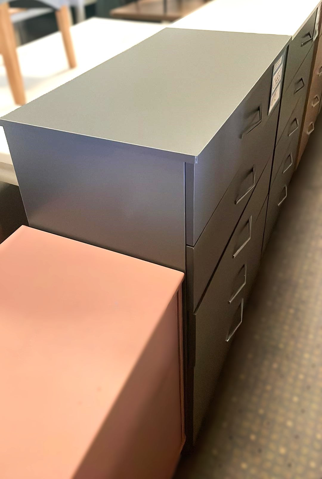 Assembled 5 Drawer Chest - Charcoal
